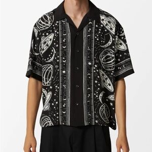Neighborhood Monochrome Starry Shirt